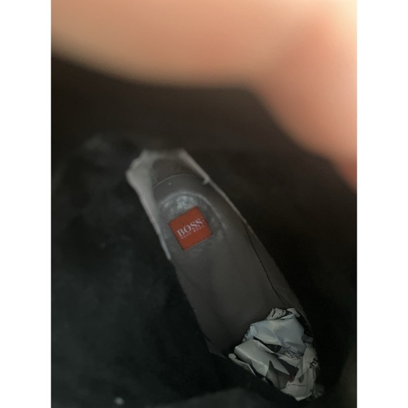 Hugo Boss Black Nubuck Suede Women's Ankle Boots W/Wraparound Ties Size 41 Italy - Picture 7 of 11